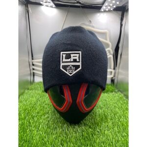 Reebok Los Angeles Kings NHL Beanie Hat Knit‎ Cap Winter Black